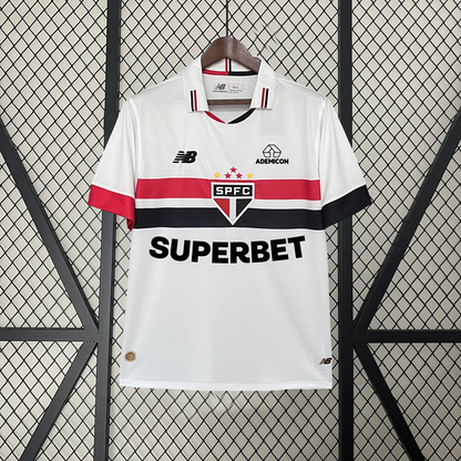 Trikot 2024/25 São Paulo Heimtrikot + Alle Sponsoren 
