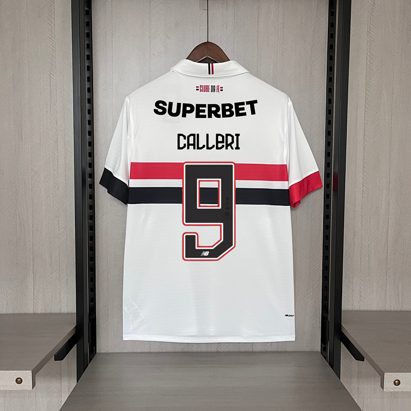 Trikot 24∕25 São Paulo l Branco alle Sponsoren 