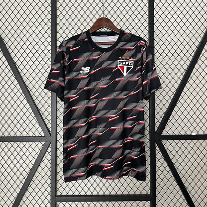 Trikot 24/25 Sao Paulo Anzug vor dem Spiel 