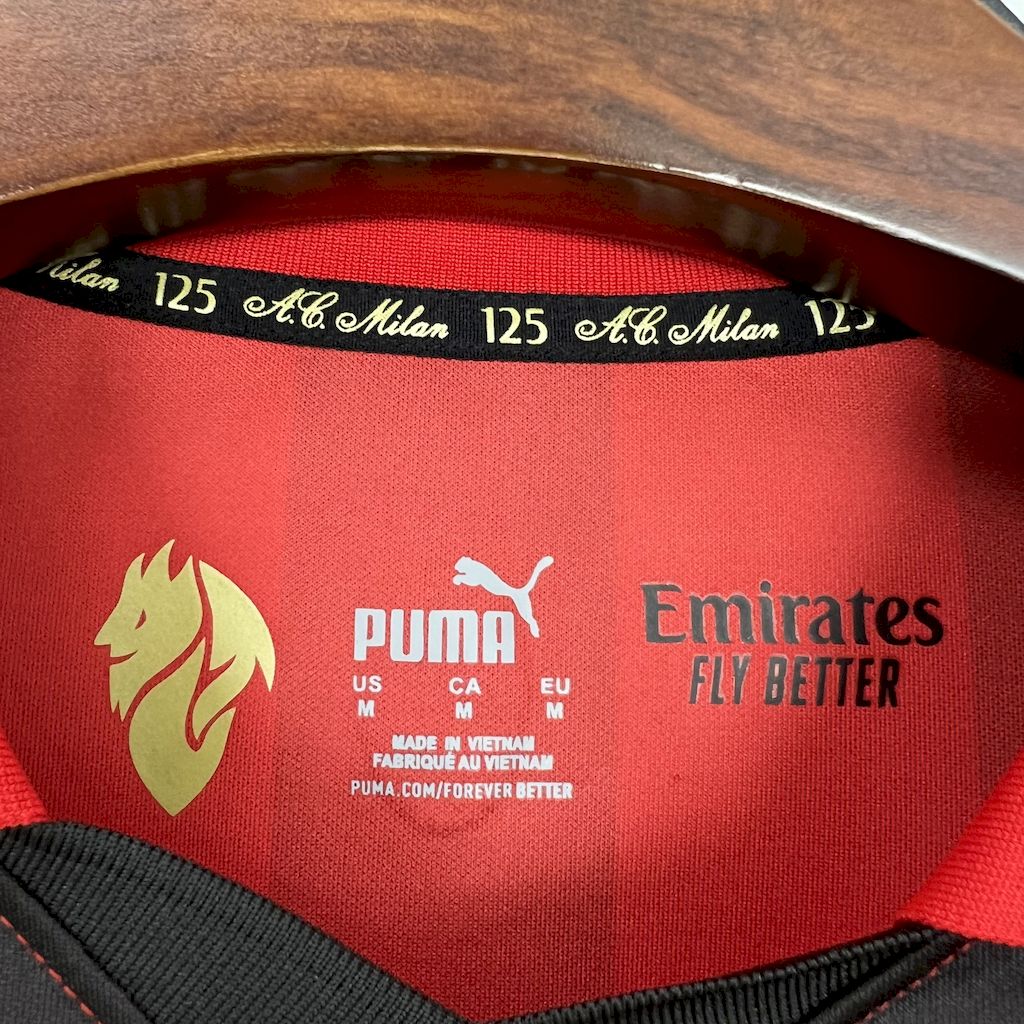 AC Mailand Trikot 24/25, 125-jähriges Jubiläum, Retro 