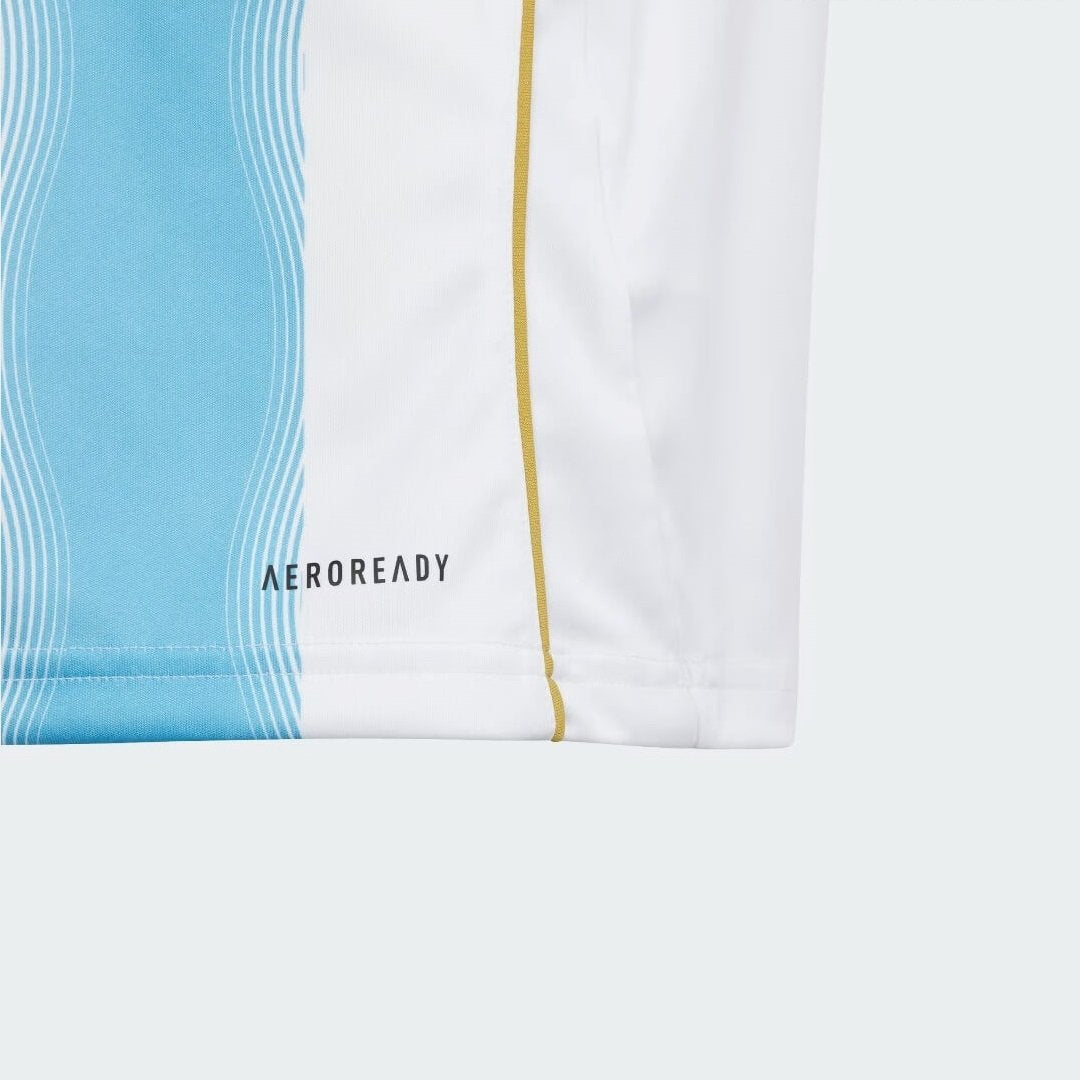 Trikot Adidas X Messi „Spark Gen10s“ 2024/25 Torcedor Masculino - Branco/Azul Celeste 