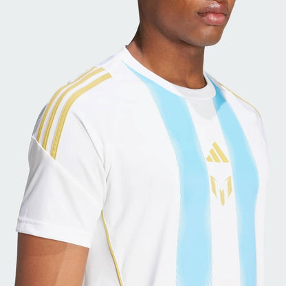 Trikot Adidas X Messi „Spark Gen10s“ 2024/25 Torcedor Masculino - Branco/Azul Celeste 