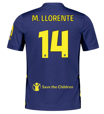 Trikot Atletico de Madrid 25/26 Auswärts #14 M. LLORENTE 