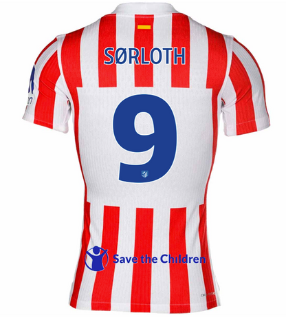 Trikot Atletico de Madrid 25/26 Home #9 SØRLOTH 