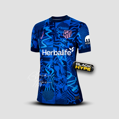 Trikot Atlético de Madrid feminino 24/25 Dritter 