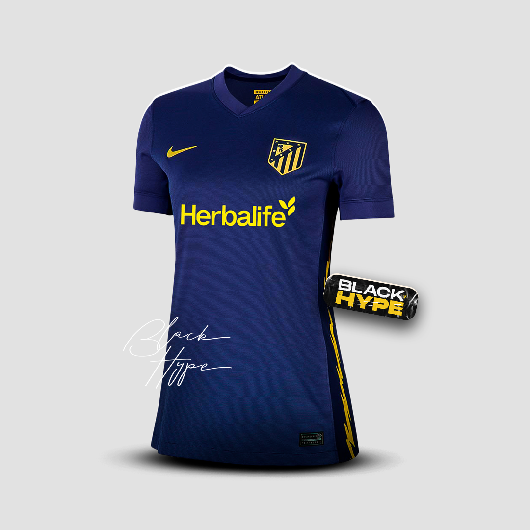 Trikot Atlético de Madrid feminino 25/26 Auswärts 