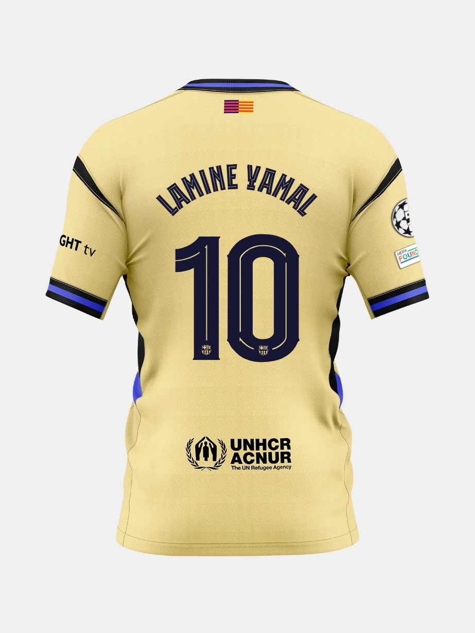 Auswärtstrikot FC Barcelona 25/26 #10 LAMINE YAMAL 