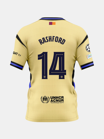 Auswärtstrikot FC Barcelona 25/26 #14 RASHFORD 