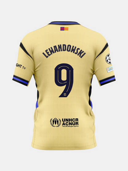 Trikot Auswärts FC Barcelona 25/26 #9 LEWANDOWKSI 