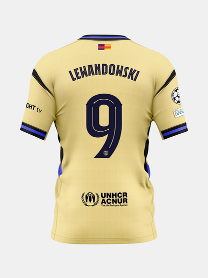 Auswärtstrikot FC Barcelona 25/26 #9 LEWANDOWSKI 