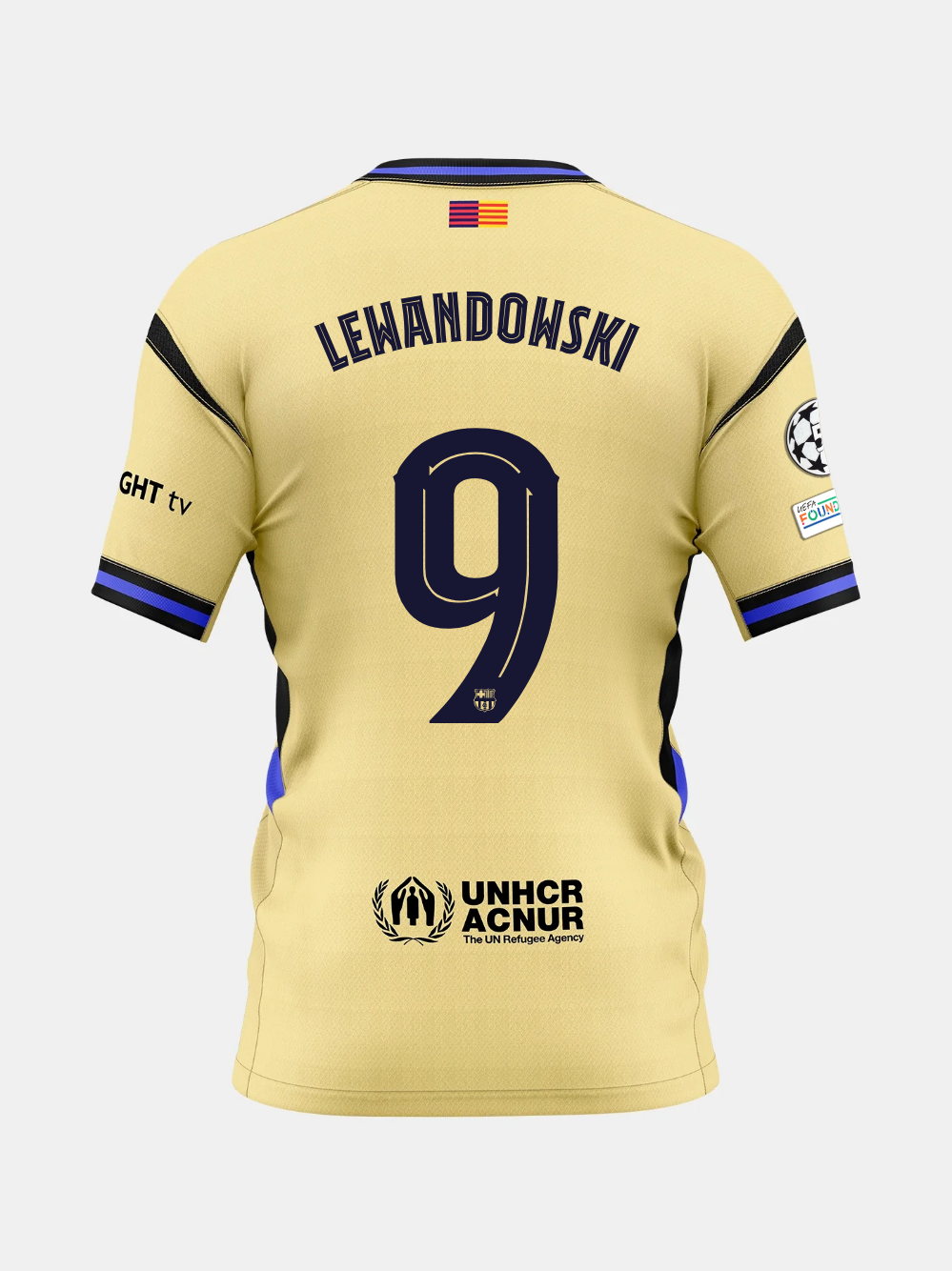 Auswärtstrikot FC Barcelona 25/26 #9 LEWANDOWSKI 