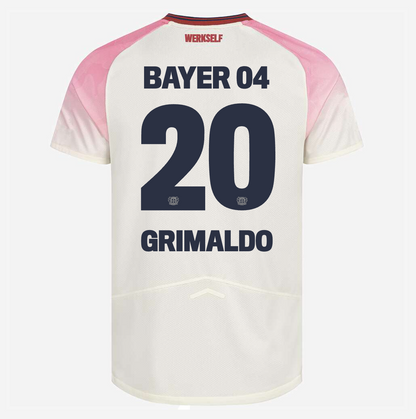 Trikot Bayer Leverkusen 25/26 Auswärts #20 GRIMALDO 