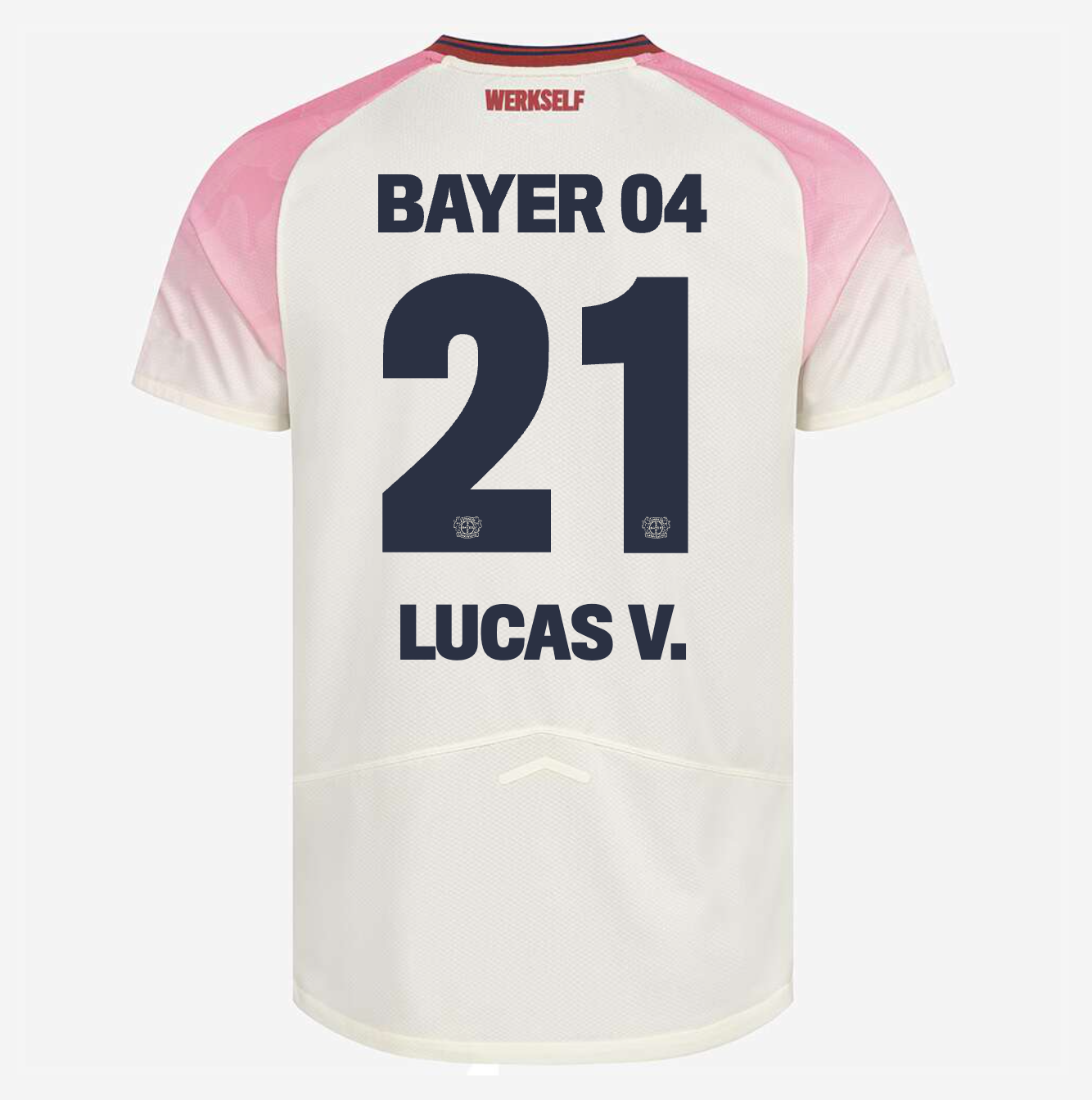 Trikot Bayer Leverkusen 25/26 Auswärts #21 LUCAS V. 
