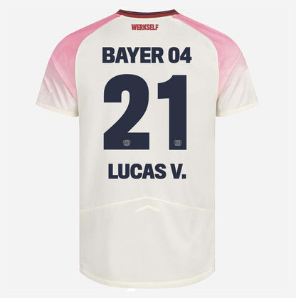 Trikot Bayer Leverkusen 25/26 Auswärts #21 LUCAS V. 