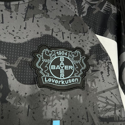 Trikot Bayer Leverkusen II 24/25 – Cinza e preto 