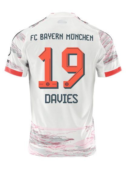 Bayern-Trikot 25/26 Auswärts #19 DAVIES 