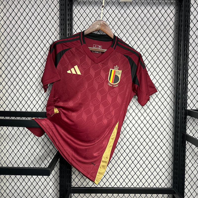 Trikot Belgien 24/25 Adidas - Vermelha Home 