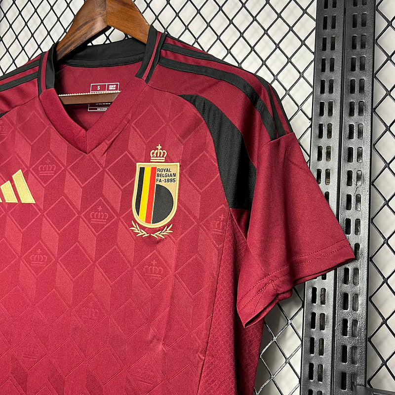 Trikot Belgien 24/25 Adidas - Vermelha Home 