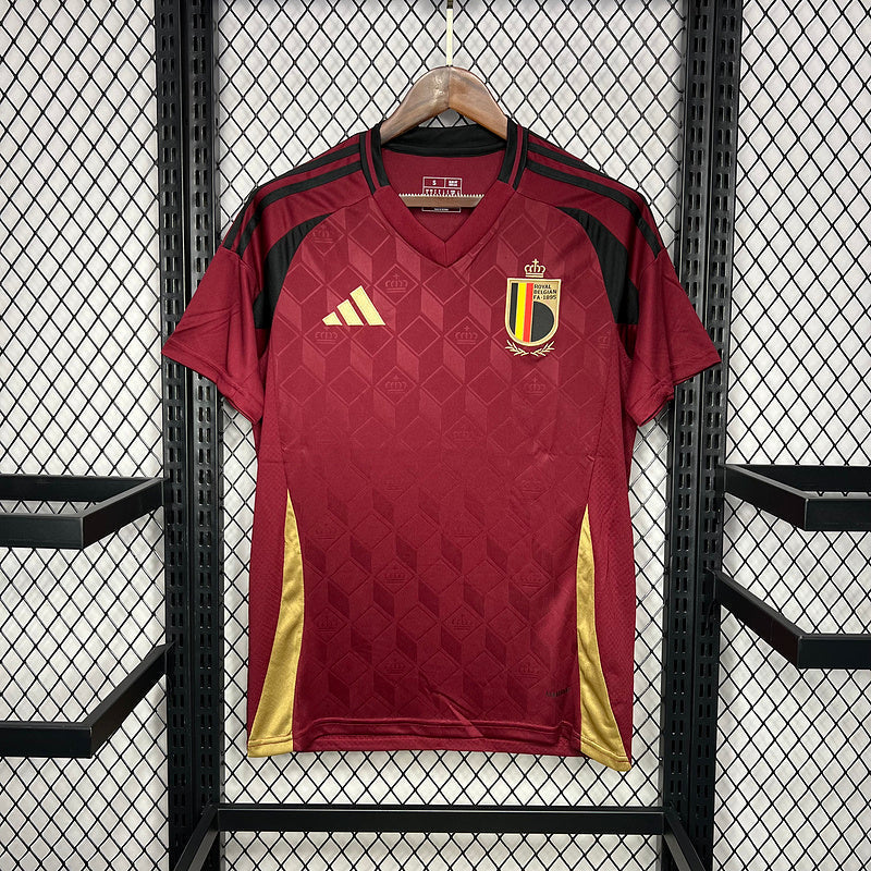 Trikot Belgien 24/25 Adidas - Vermelha Home 