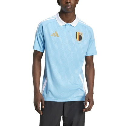 Trikot Bélgica Away 24/25 s/n° Torcedor Adidas Masculino - Azul celeste 