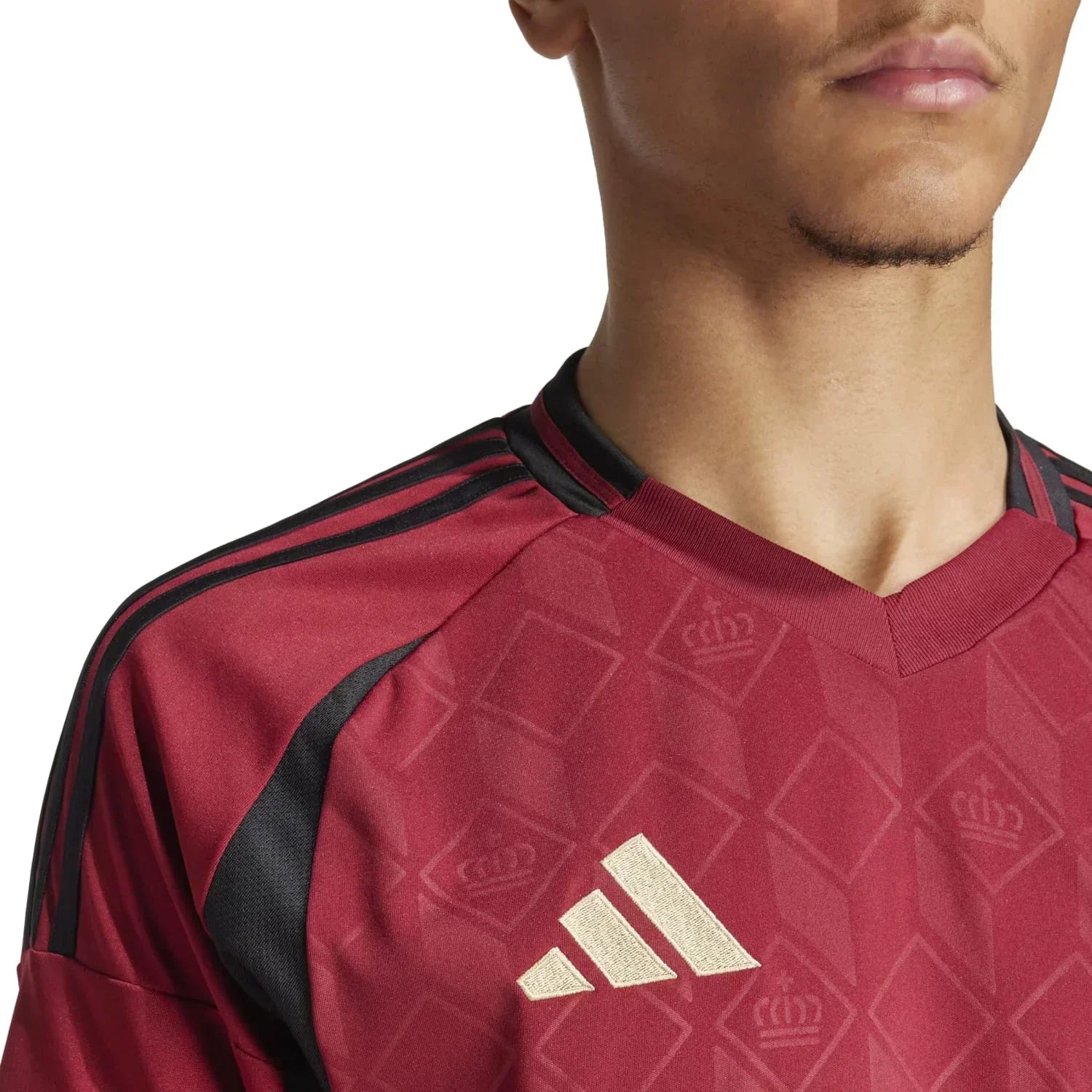 Trikot Bélgica Home 24/25 s/n° Torcedor Adidas Masculino - Grená 