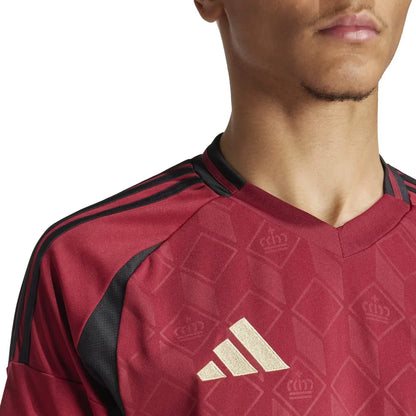 Trikot Bélgica Home 24/25 s/n° Torcedor Adidas Masculino - Grená 