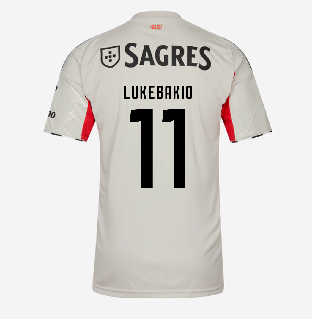 Trikot Benfica 25/26 Auswärts Bege #11 Lukebakio 