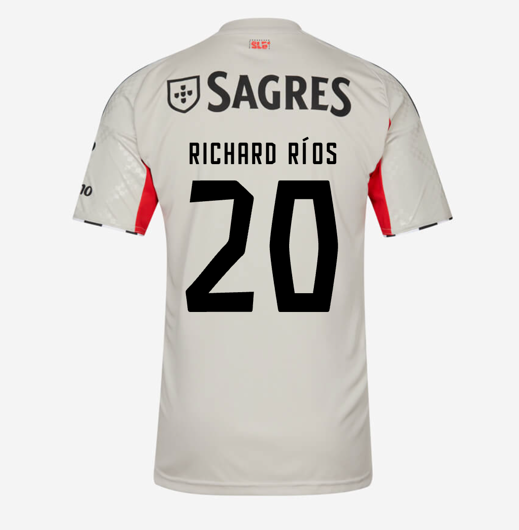 Trikot Benfica 25/26 Auswärts Bege #20 Richard Ríos 