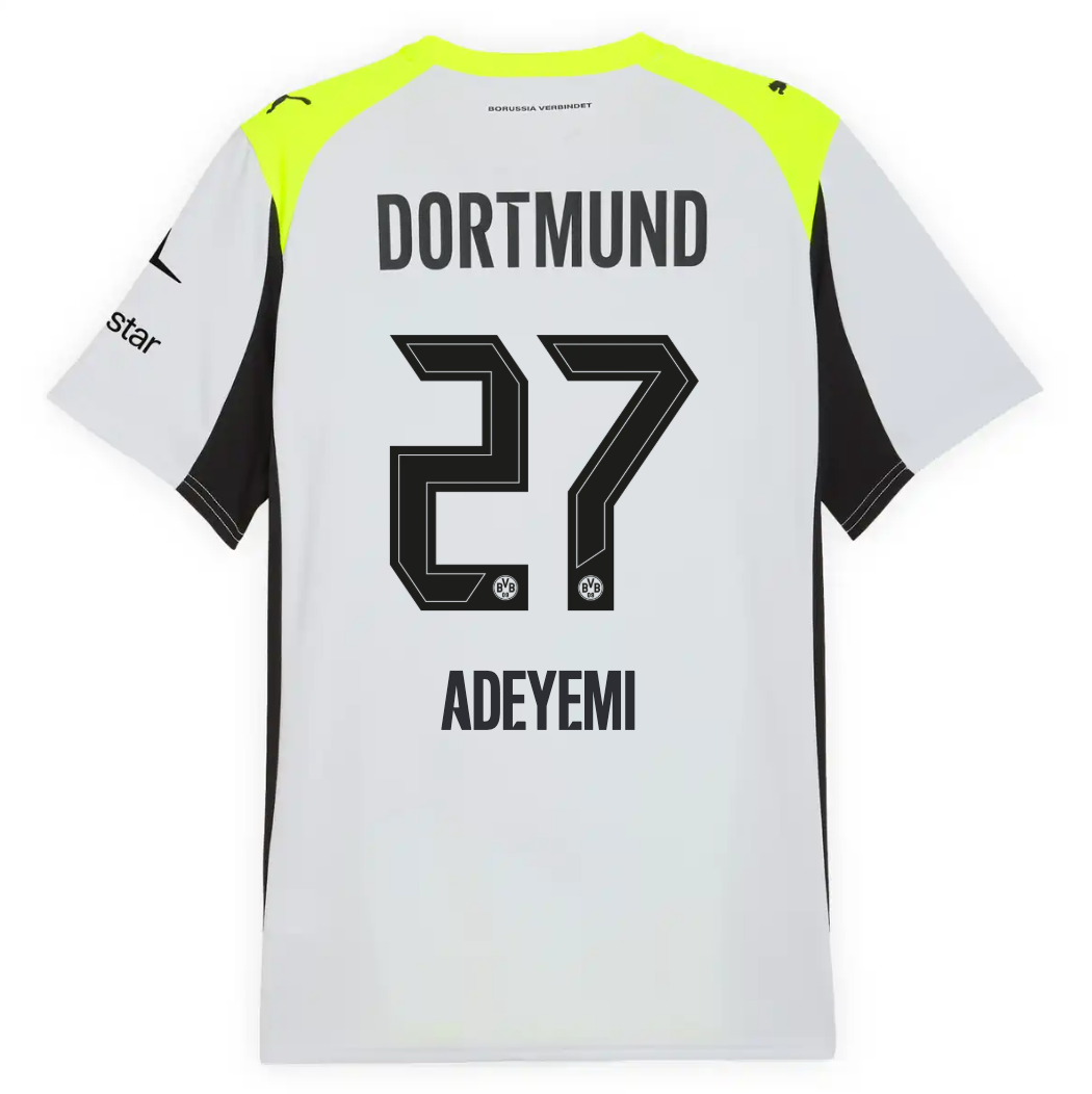 Trikot Borussia Dortmund 25/26 Auswärts #27 ADEYEMI 