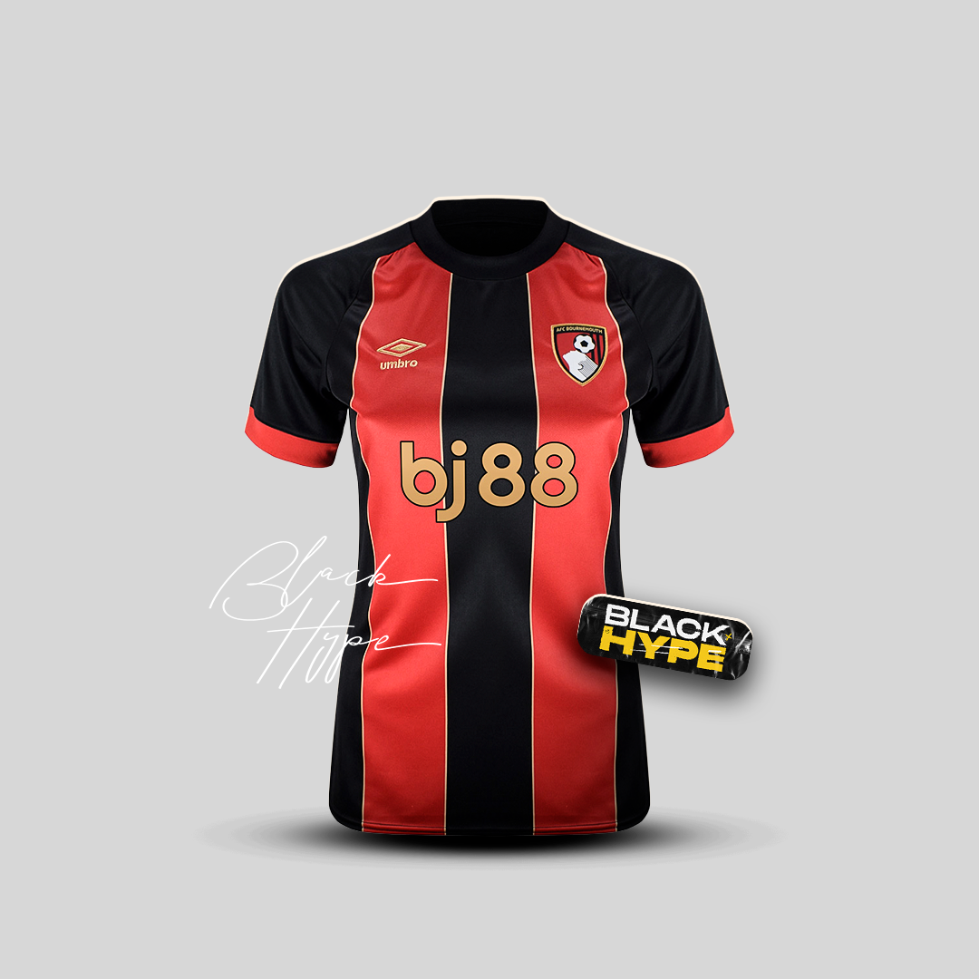 Jersey Bournemouth Feminino 24/25 Heimtrikot 