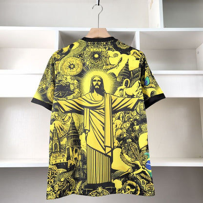 Jersey Brasilien 2024 Christus der Erlöser - Amarelo 