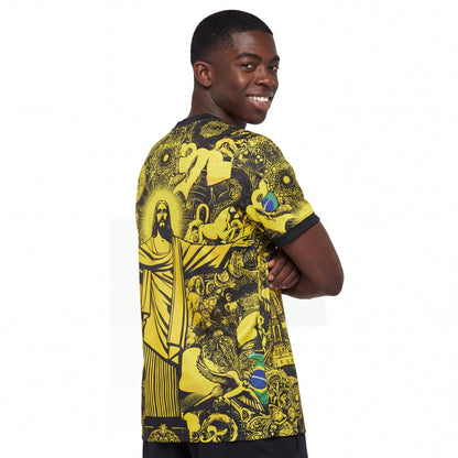 Jersey Brasilien 2024 Christus der Erlöser - Amarelo 