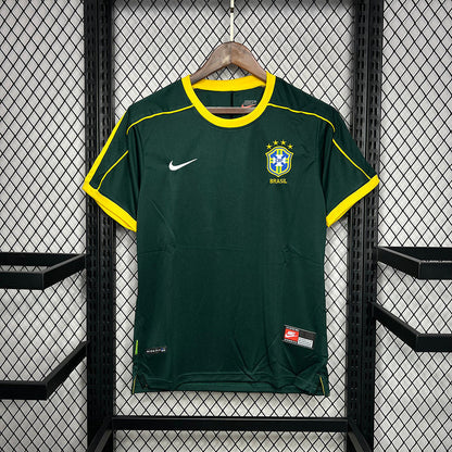Brasilien Torwarttrikot Retro 1997/98 Grün 