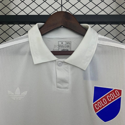 Jersey Colo Colo Polo 25/26 100-jähriges Jubiläum - Branco 