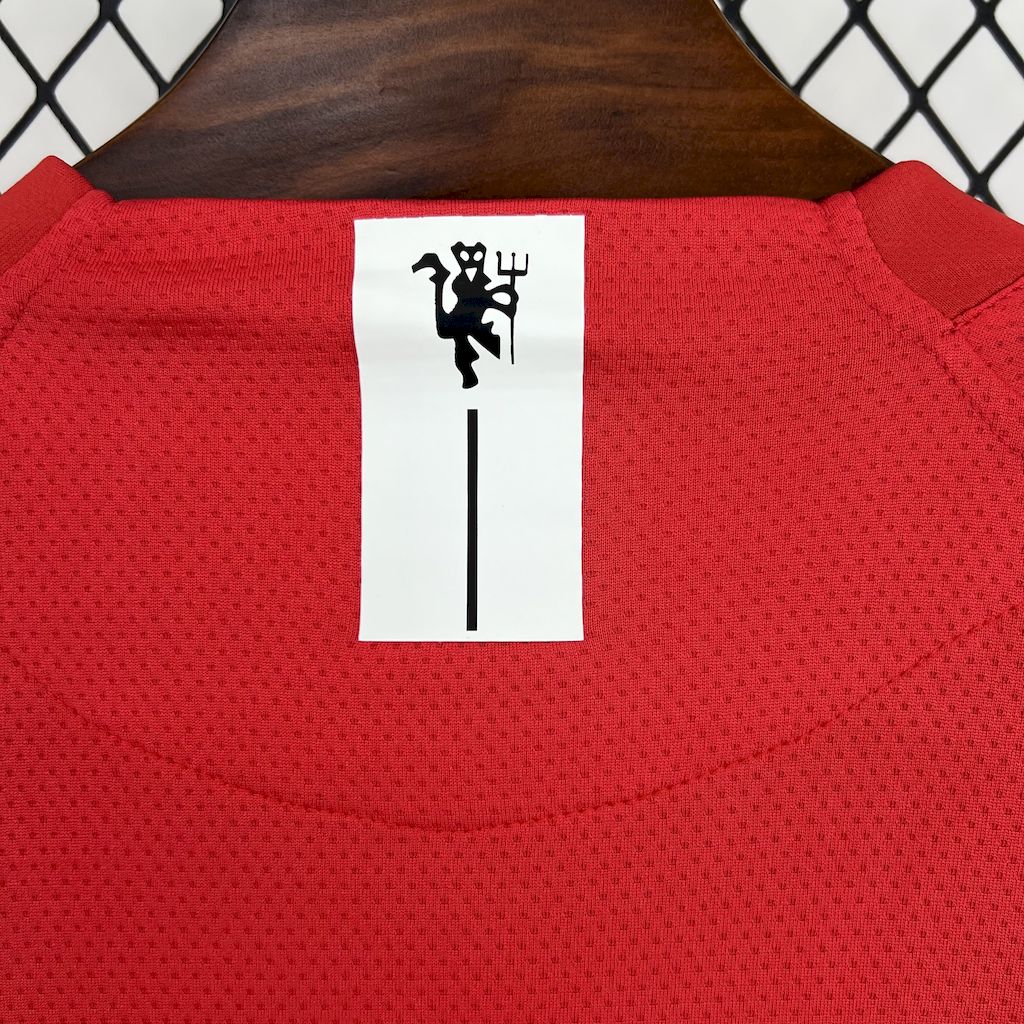 Jersey do Manchester United Manga Longa Retrô 2007/08 Home UCL