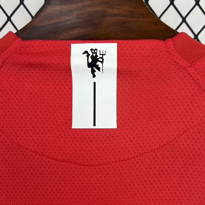 Trikot von Manchester United Manga Longa Retro 2007/08 Home UCL 