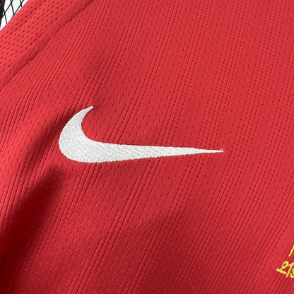 Trikot von Manchester United Manga Longa Retro 2007/08 Home UCL 