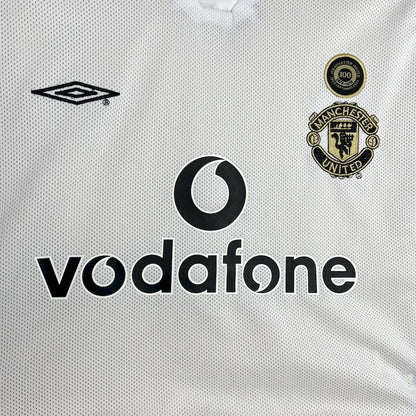 Wendetrikot von Manchester United Retro 2001/02 zum 100. Jubiläum 