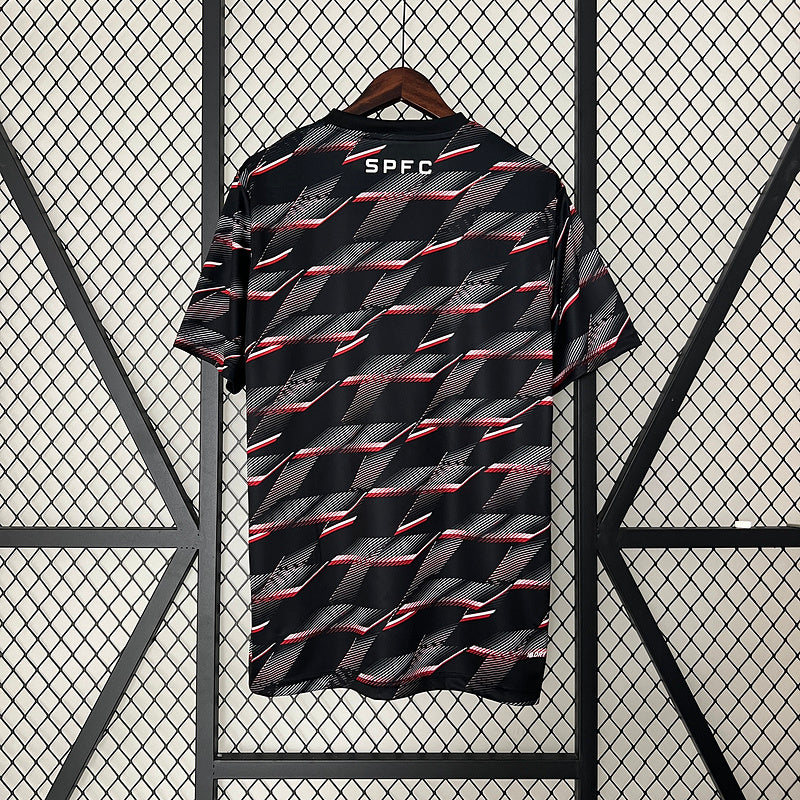 Jersey do São Paulo Pre Jogo 24/25 - Preto 