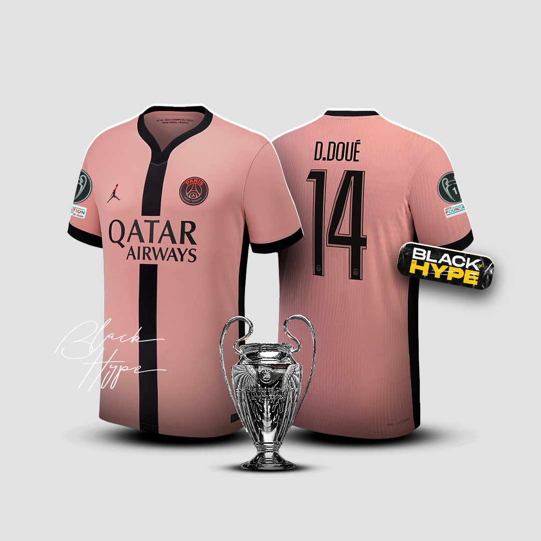 Jersey Doué PSG 24/25 Third - Champions League
