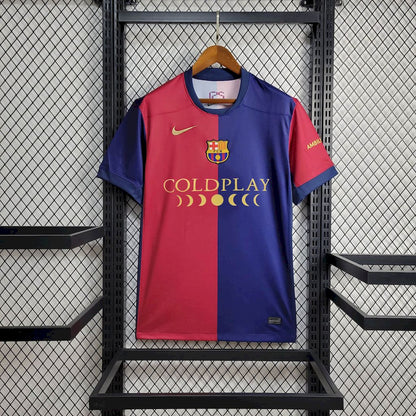 Trikot FC Barcelona 24/25 Lokaler Sponsor Coldplay 