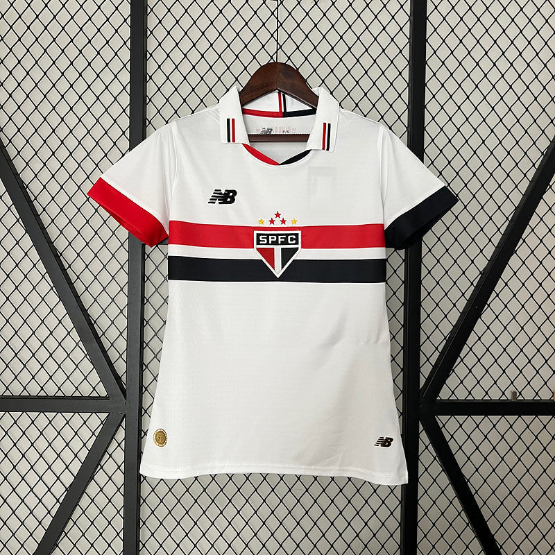 Trikot Feminina do São Paulo Home I 24/25 – Branco 