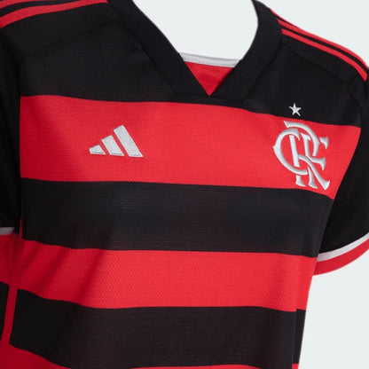 Trikot Feminina Flamengo I 24/25 Adidas - Rubro Negro 