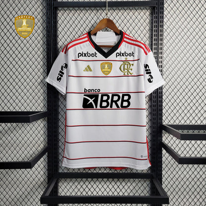 Trikot Flamengo Alle Sponsoren Branco 