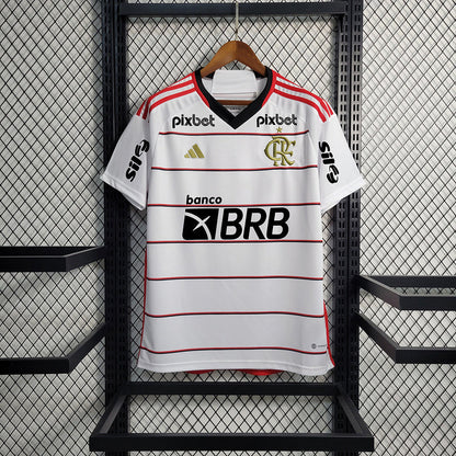 Trikot Flamengo Alle Sponsoren Branco 