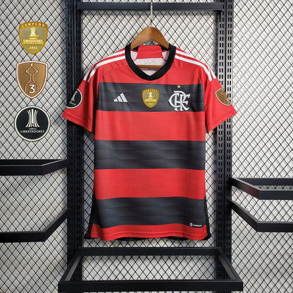 Trikot Flamengo Alle Sponsoren + Aufnäher 