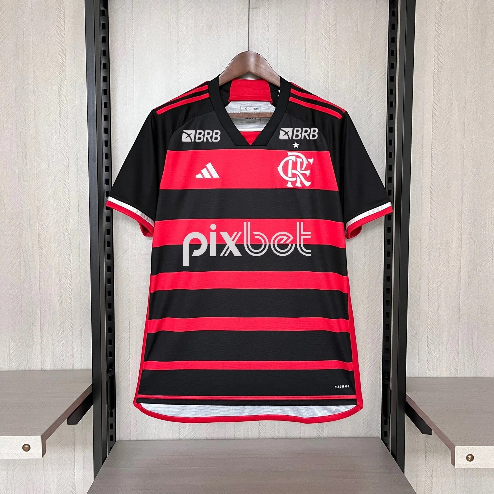 Trikot Flamengo Home 24/25 Torcedor Masculina - Todos os Patrocínios 