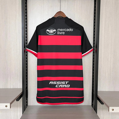 Trikot Flamengo Home 24/25 Torcedor Masculina - Todos os Patrocínios 