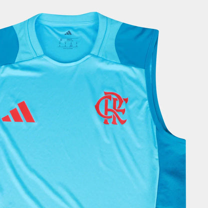 Trikot Flamengo Regata Treino 25/26 Azul e Vermelho 