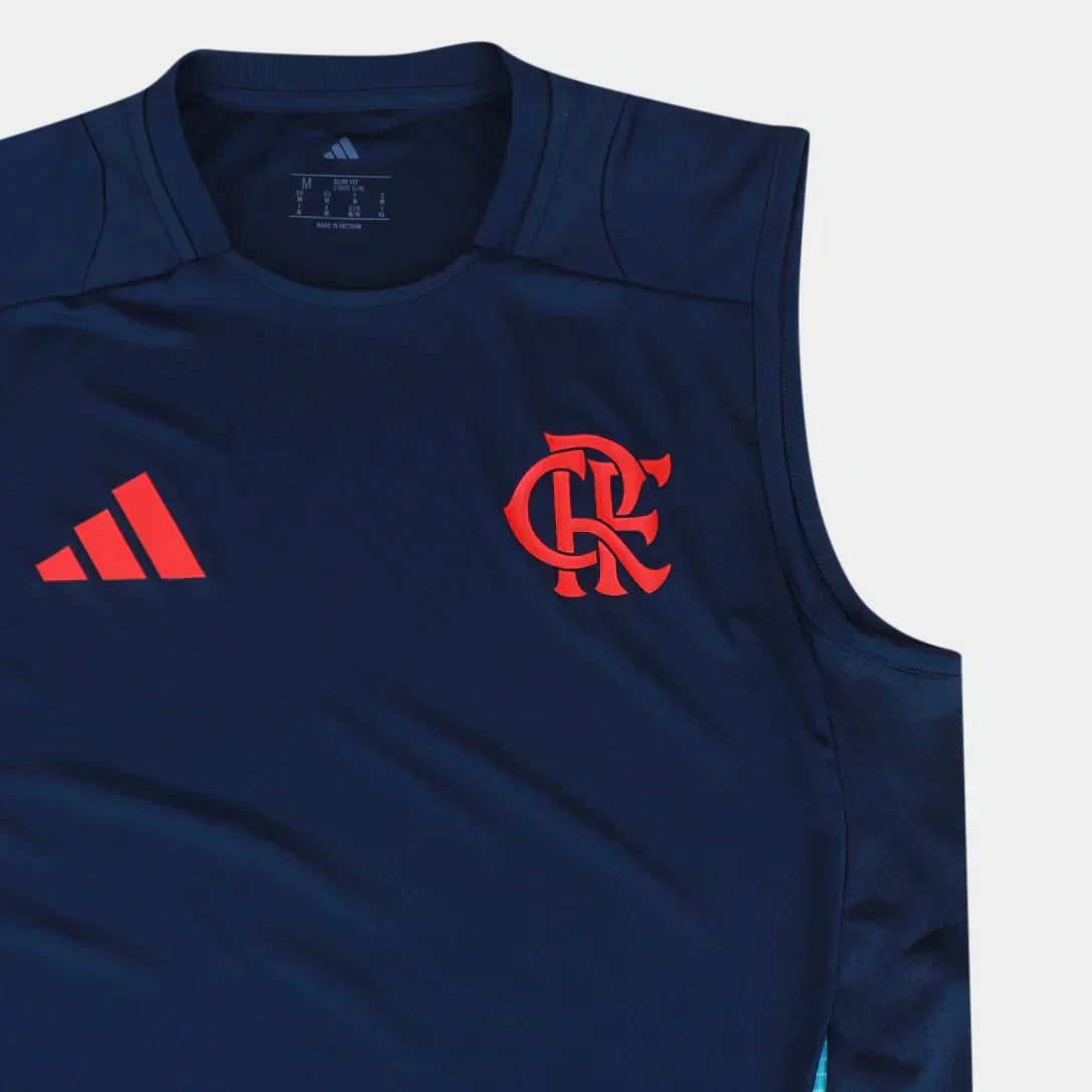 Trikot Flamengo Regata Treino 25/26 Azul Marinho 